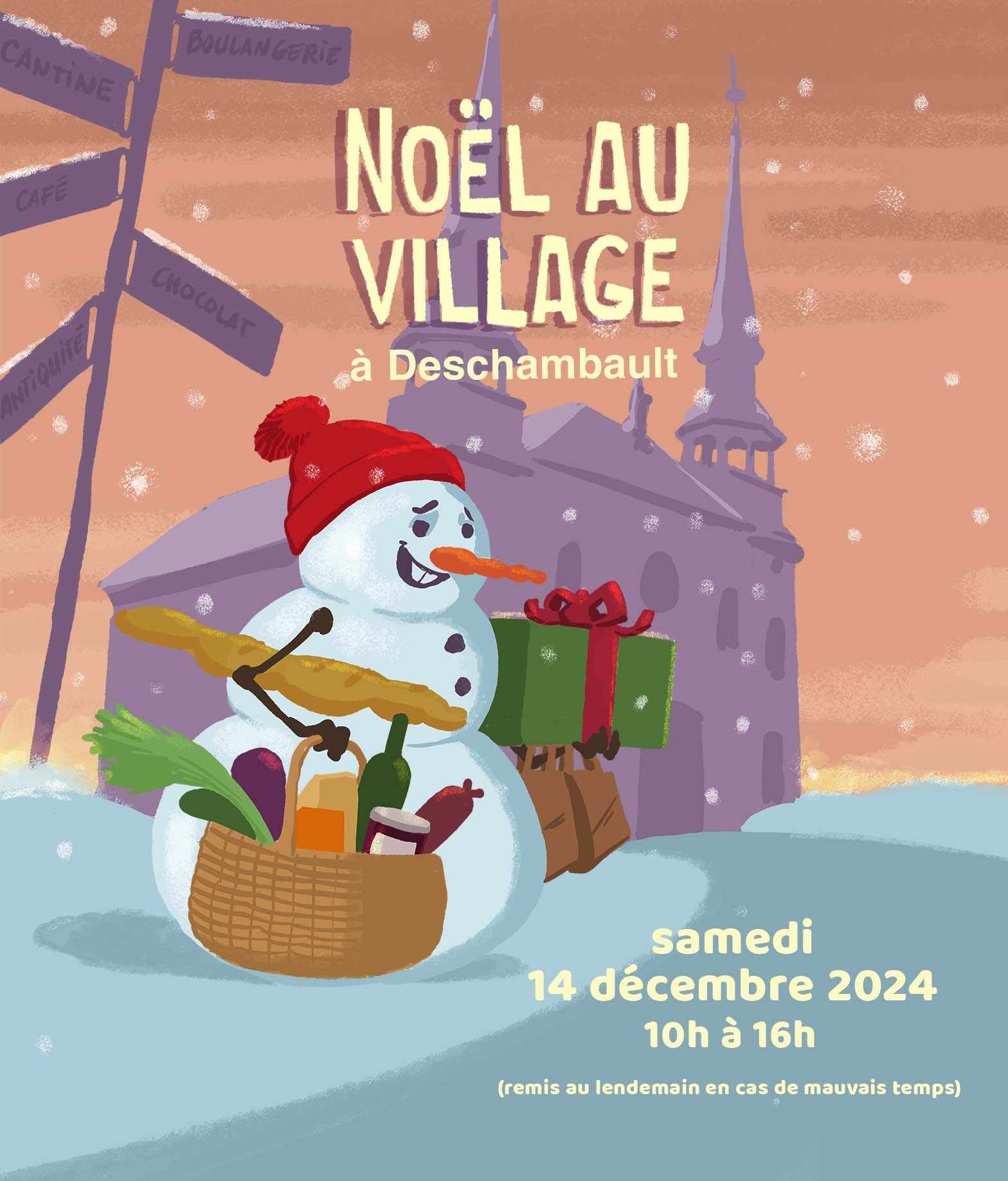 Noel au village Pole gourmand